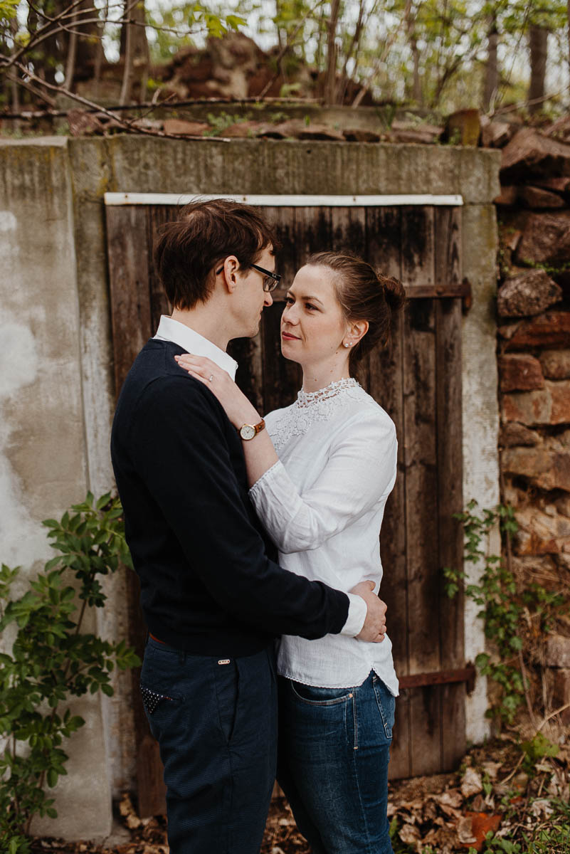 Fotoshooting- Natürliche Bilder, verliebtes Pärchen
