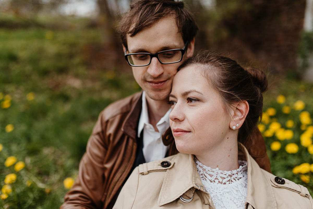 Verliebtes Paar auf Schloss Proschwitz