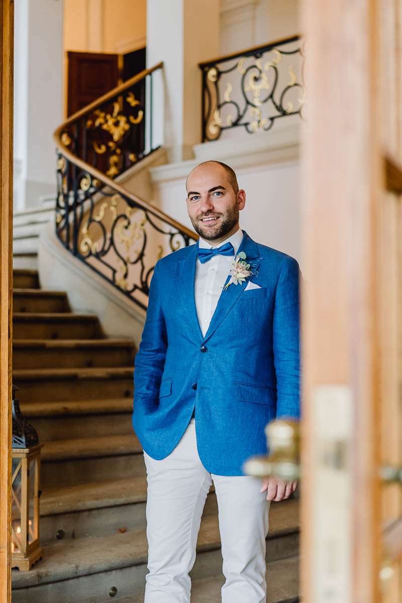 Bräutigam Shooting Schloss