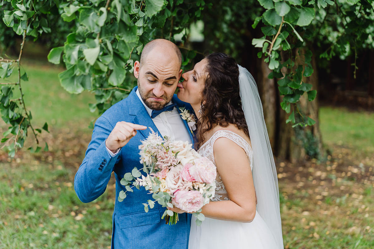 Schöne Hochzeitsfotos trotz Regen