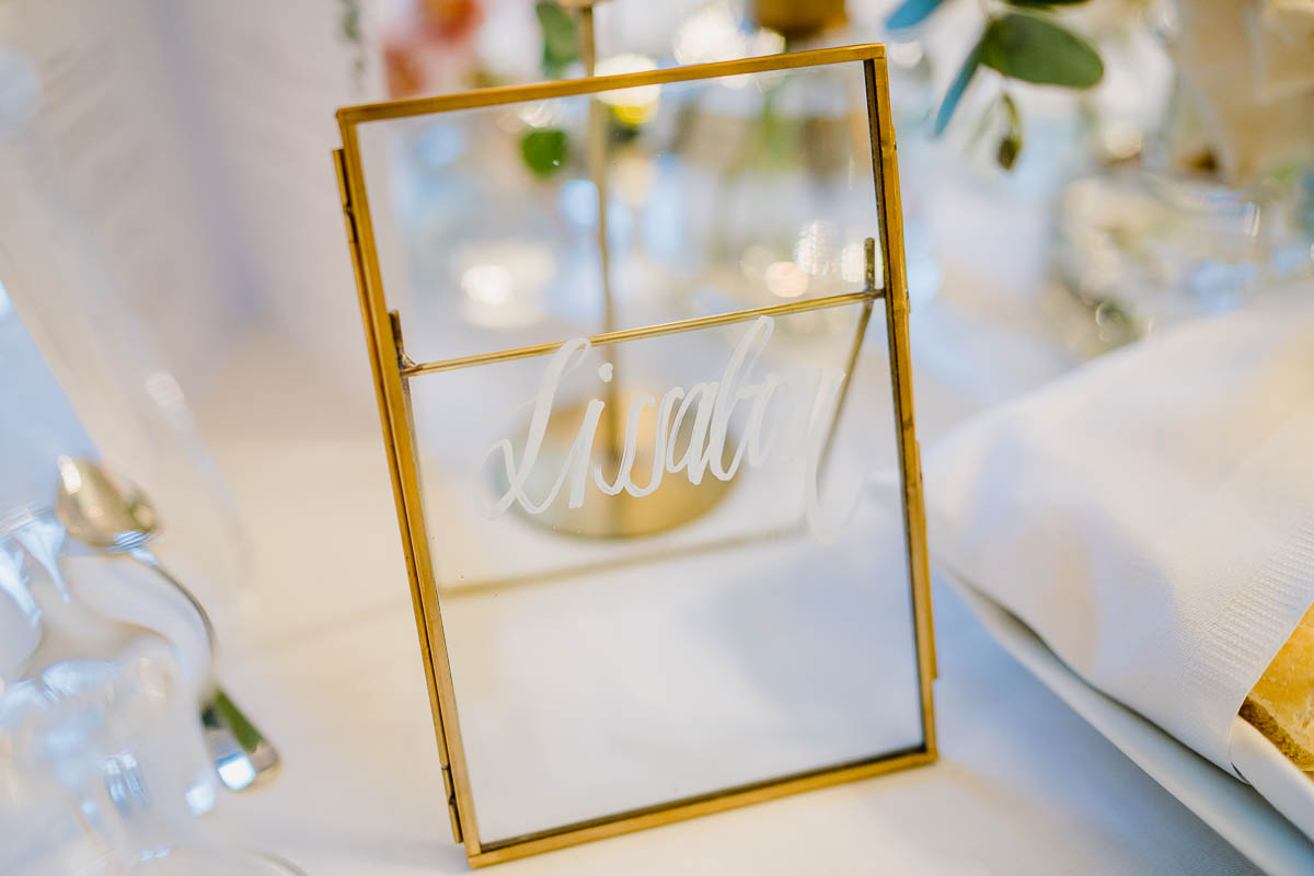 Tischdekoration Schloss Proschwitz