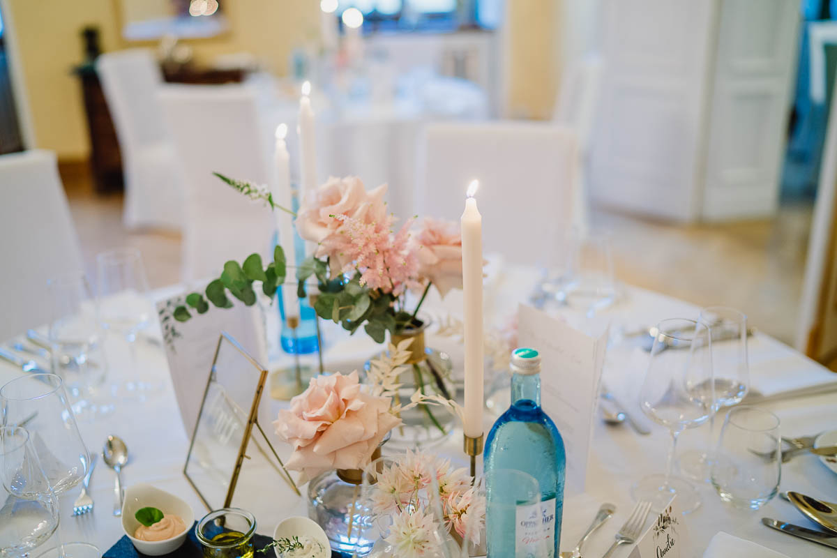 Tischdeko Schloss Proschwitz