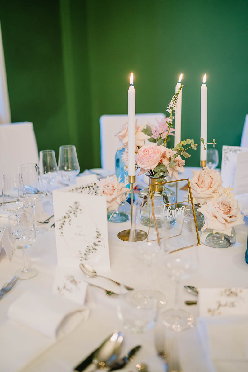 Tischdeko Schloss Proschwitz