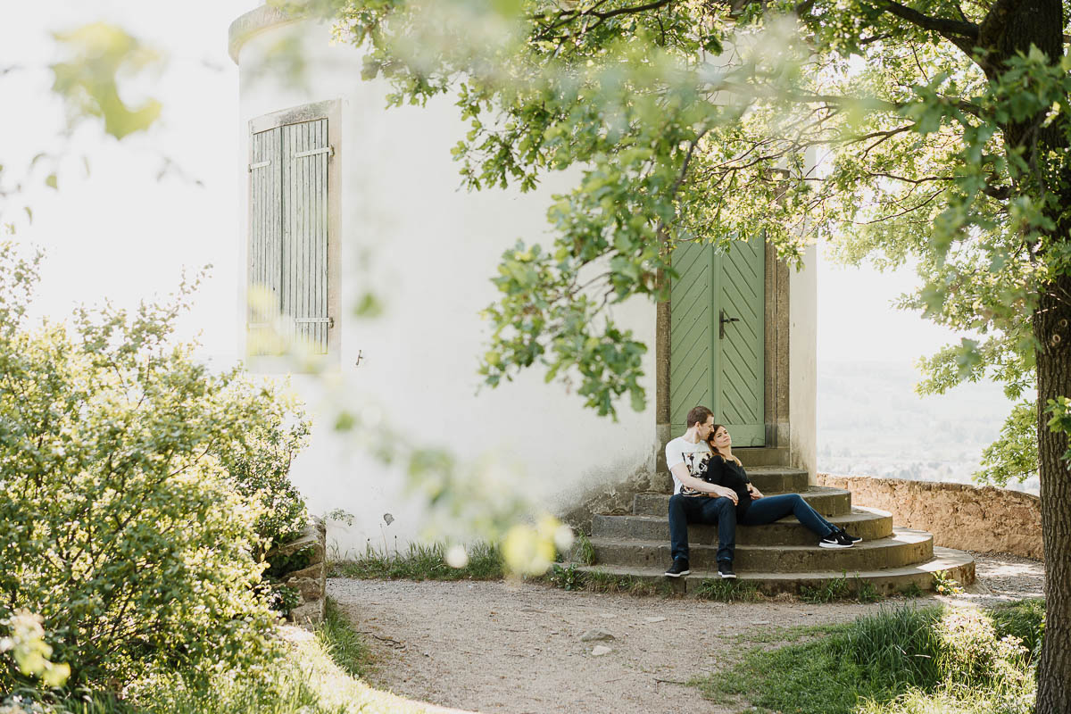 Verlobungsshooting Radebeul Jacobstein
