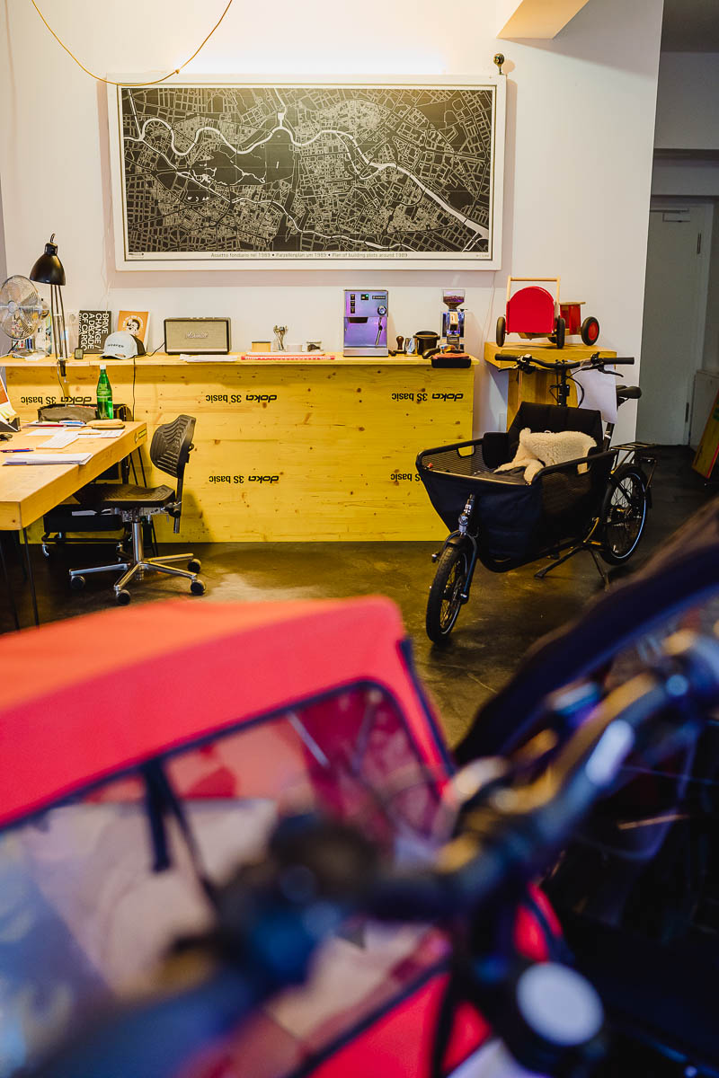 Businessreportage - Fahrradladen mit vielen Cargobikes